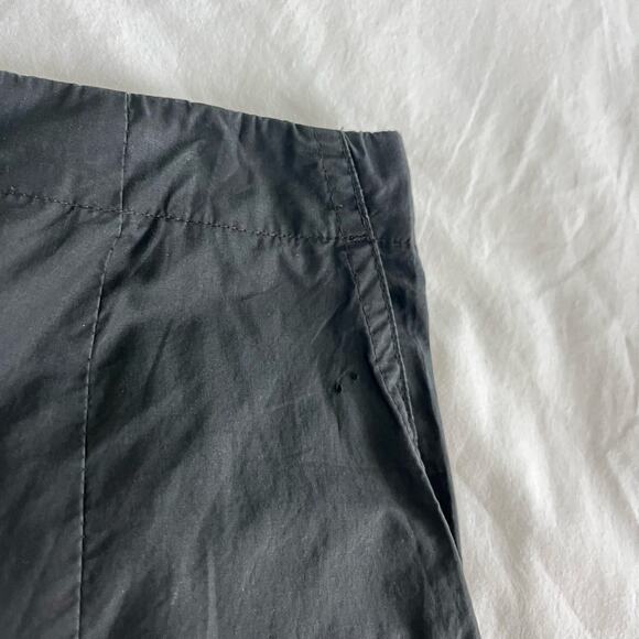 Rundholz Black Label Black Wide Leg Cotton Buttonfly Trouser Pants, Size Small - Picture 8 of 14